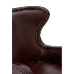 Victor Brown Leather Lounge Chair - Bargainia.com - 5018705448978
