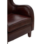 Victor Brown Leather Lounge Chair - Bargainia.com - 5018705448978