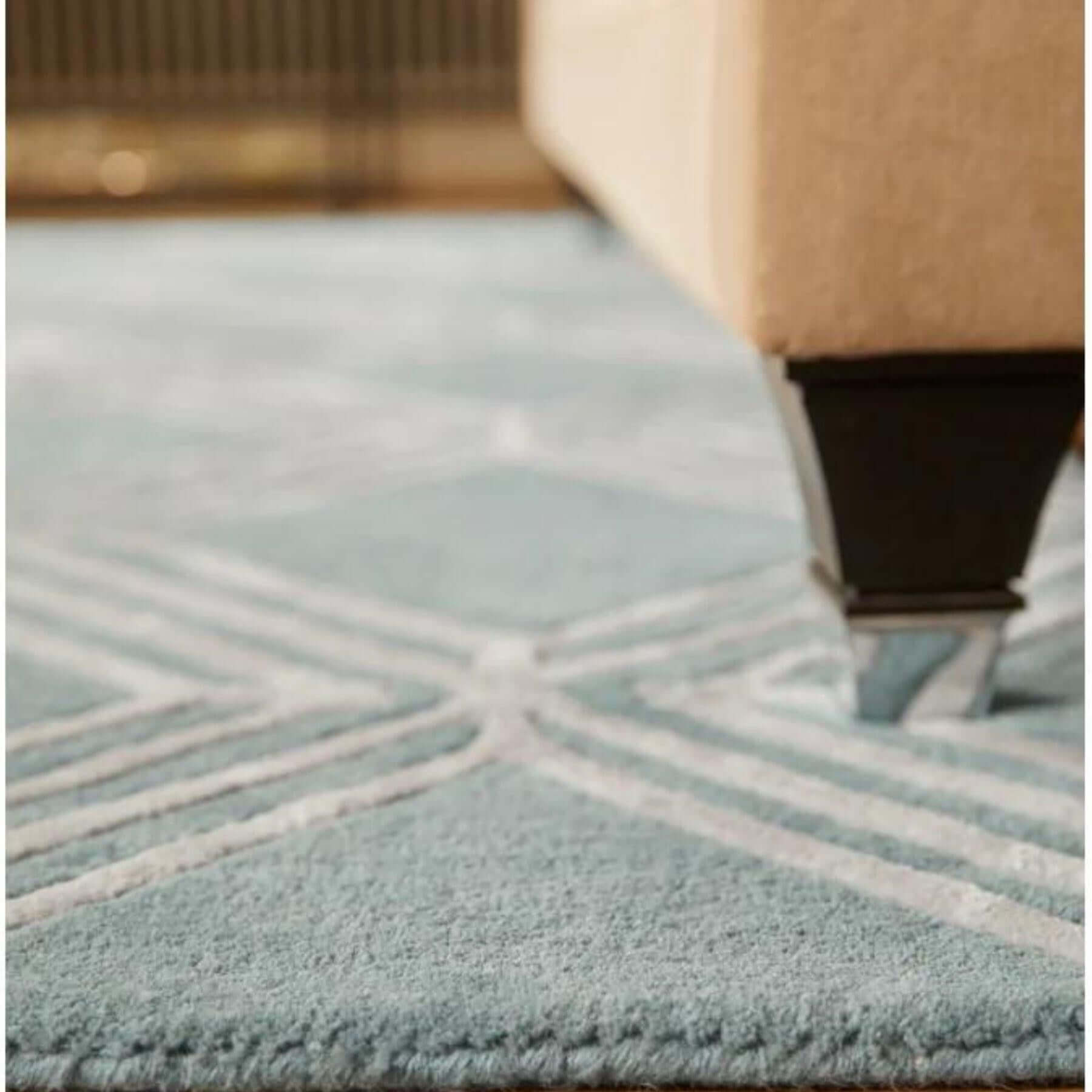 Vienna Blue Geometric Rug - Bargainia.com - 5026134571020 - VIENNA_BLUEXX_120X170