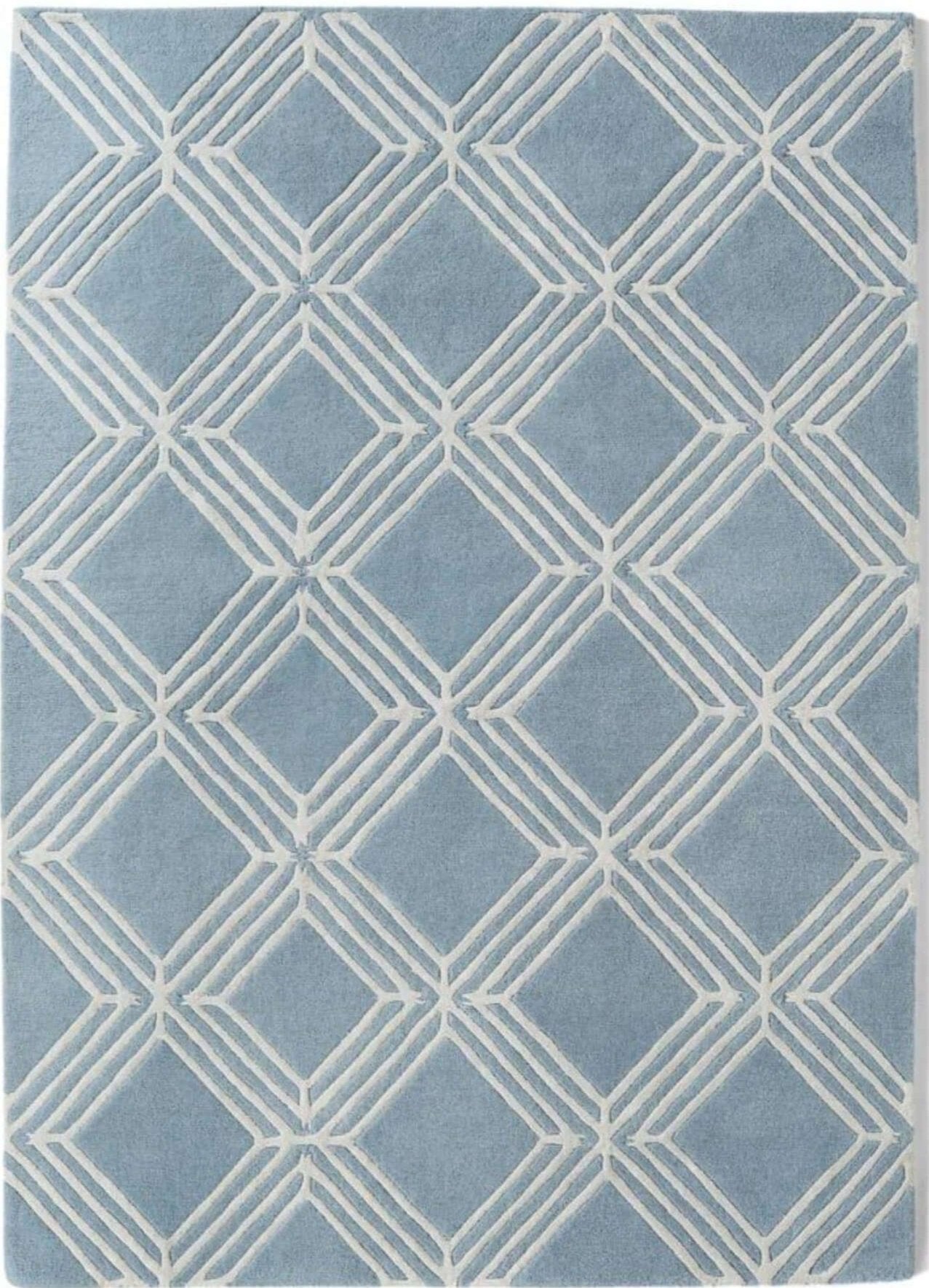 Vienna Blue Geometric Rug - Bargainia.com - 5026134571020 - VIENNA_BLUEXX_120X170