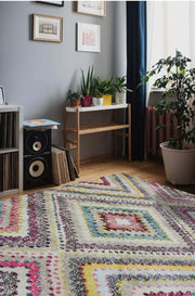 Villa Multicolour Diamond Rug - Bargainia.com - 5053095141559 - G893A-FGA33080/150