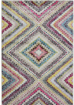 Villa Multicolour Diamond Rug - Bargainia.com - 