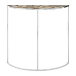 Vita Half Moon Console Table With White Agate Top - Bargainia.com - 5018705406732