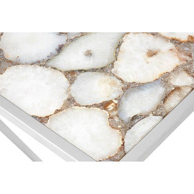 Vita White Agate Console Table - Bargainia.com - 5018705406749