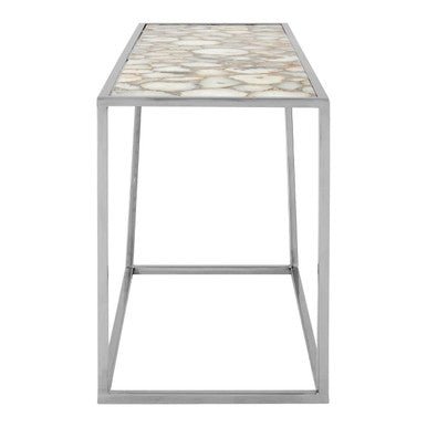 Vita White Agate Console Table - Bargainia.com - 5018705406749