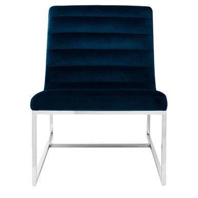 Vogue Midnight Velvet Curving Profile Lounge Chair - Bargainia.com - 5018705405926