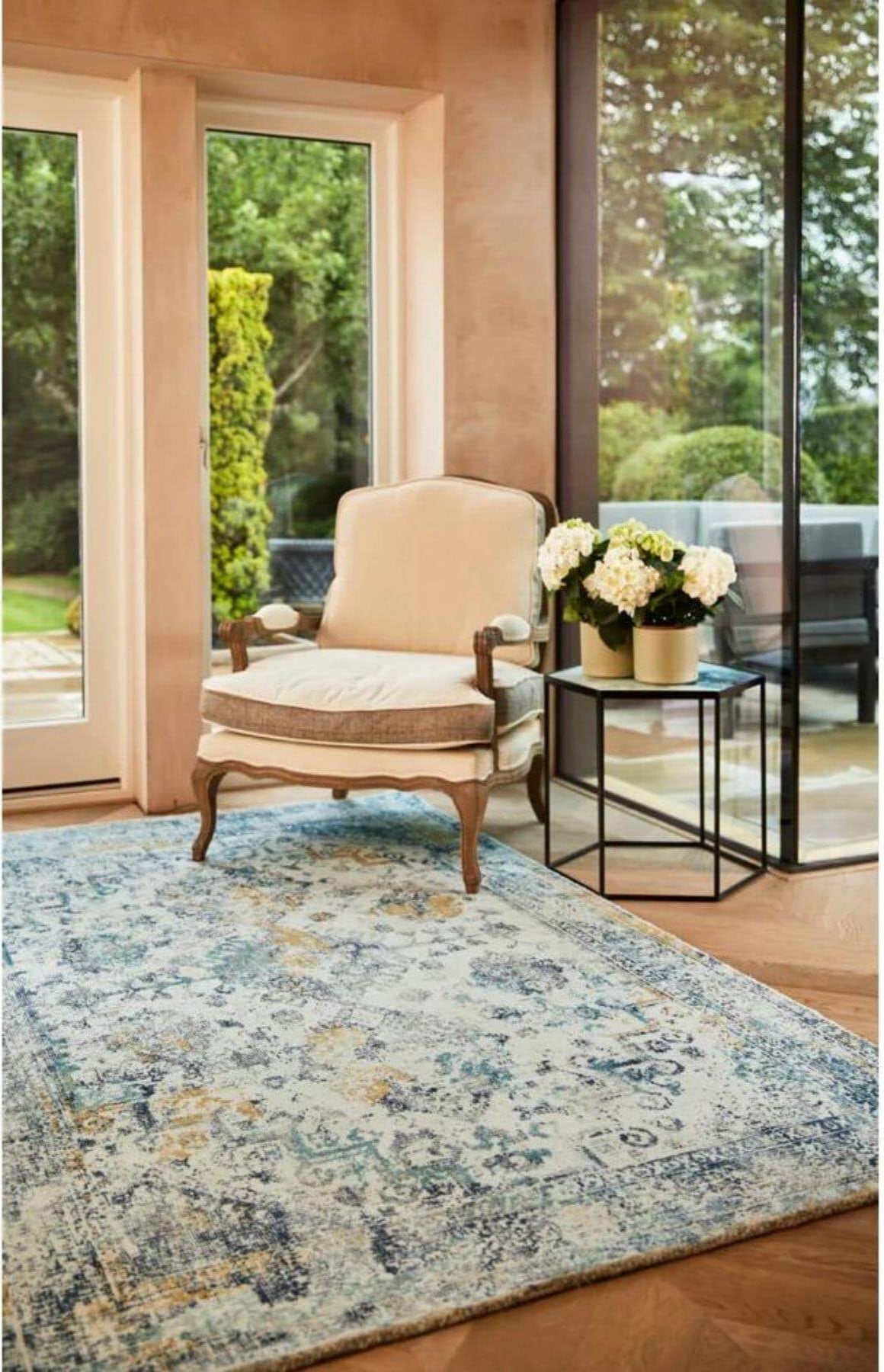 Vogue Vintage Blue Rug - Bargainia.com - 