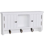 Wall Cabinet for Keys and Jewelery with Doors and Hooks - Bargainia.com - 