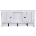 Wall Cabinet for Keys and Jewelery with Doors and Hooks - Bargainia.com - 