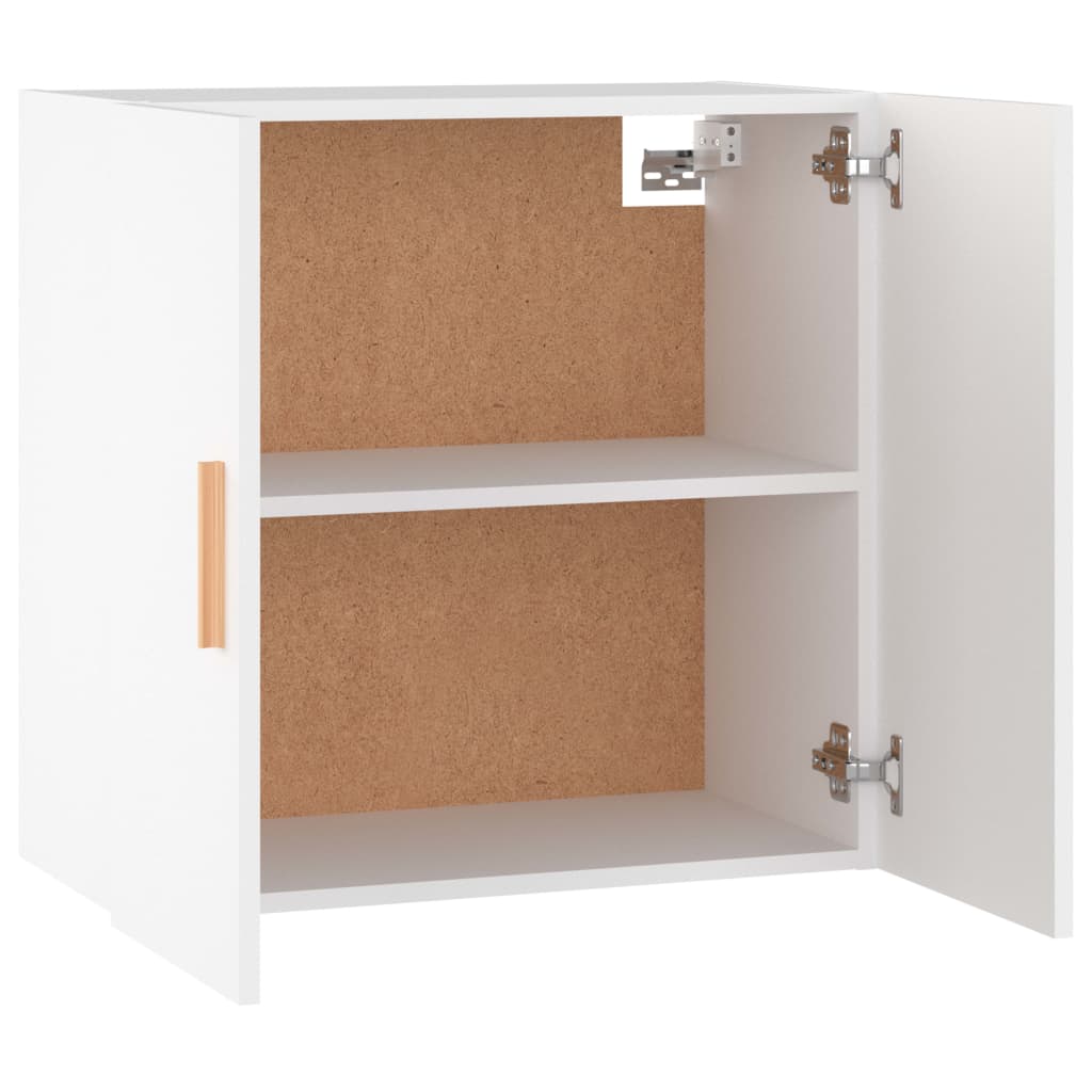 Wall Cabinet White 60x30x60 cm Engineered Wood - Bargainia.com - 