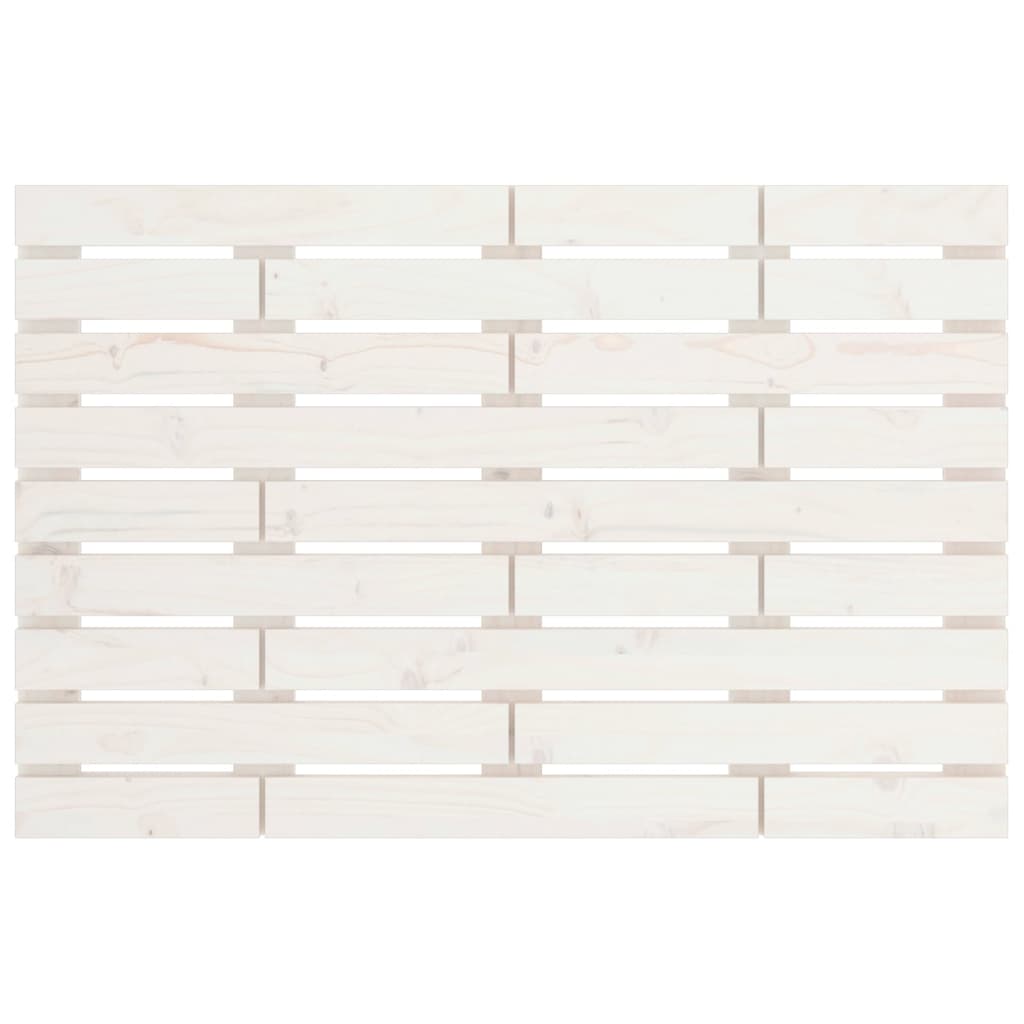 Wall Headboard White 106x3x63 cm Solid Wood Pine - Bargainia.com - 8720845684327 - 824714