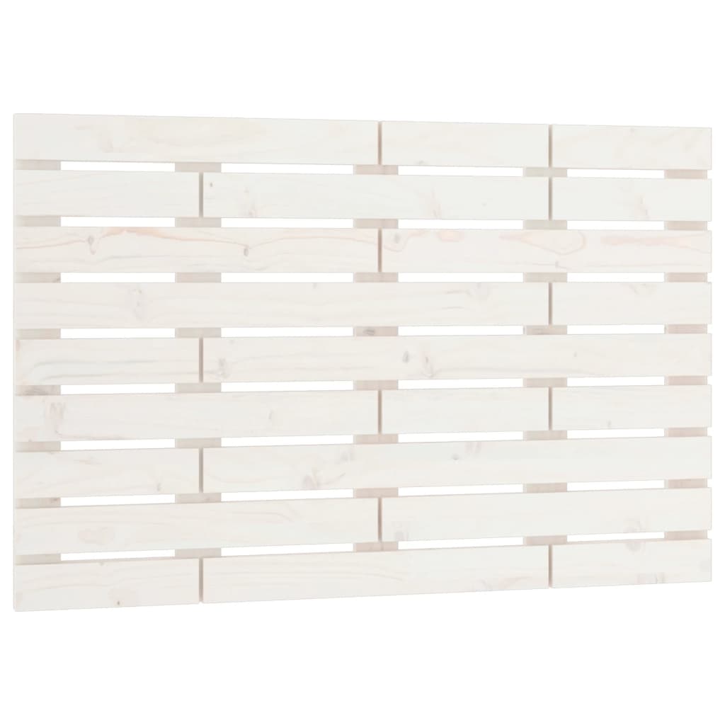 Wall Headboard White 106x3x63 cm Solid Wood Pine - Bargainia.com - 8720845684327 - 824714