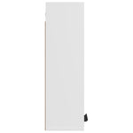 Wall - mounted Bathroom Cabinet White 32x20x67 cm - Bargainia.com - 