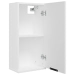 Wall - mounted Bathroom Cabinet White 32x20x67 cm - Bargainia.com - 