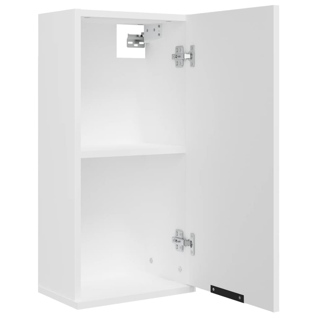 Wall - mounted Bathroom Cabinet White 32x20x67 cm - Bargainia.com - 