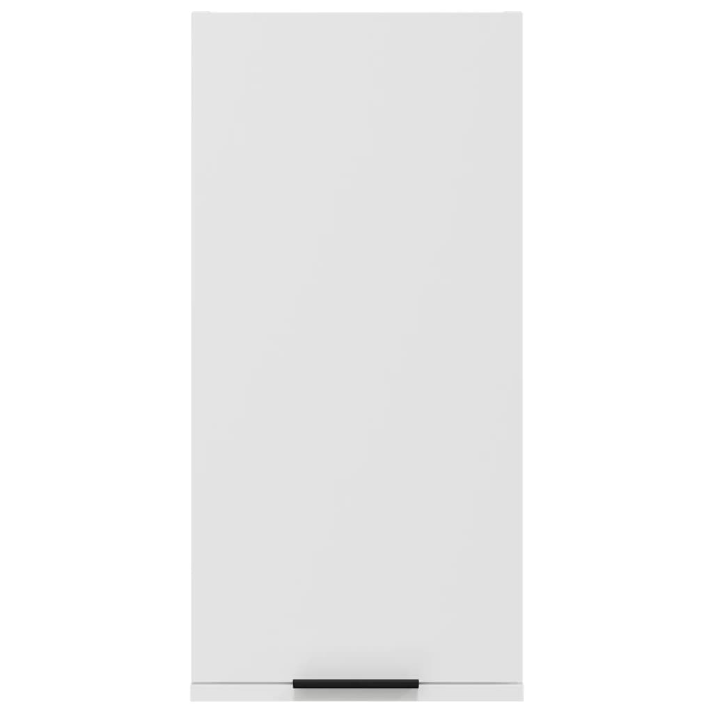 Wall - mounted Bathroom Cabinet White 32x20x67 cm - Bargainia.com - 