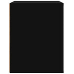 Wall - mounted Bedside Cabinet Black 50x36x47 cm - Bargainia.com - 