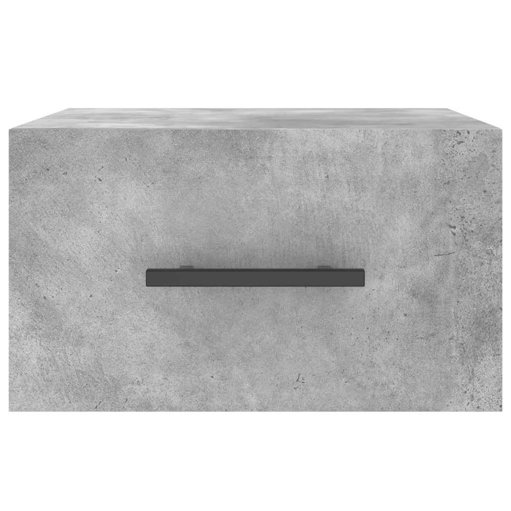 Wall - mounted Bedside Cabinet Concrete Grey 35x35x20 cm - Bargainia.com - 