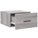 Wall - mounted Bedside Cabinet Grey Sonoma 35x35x20 cm - Bargainia.com - 