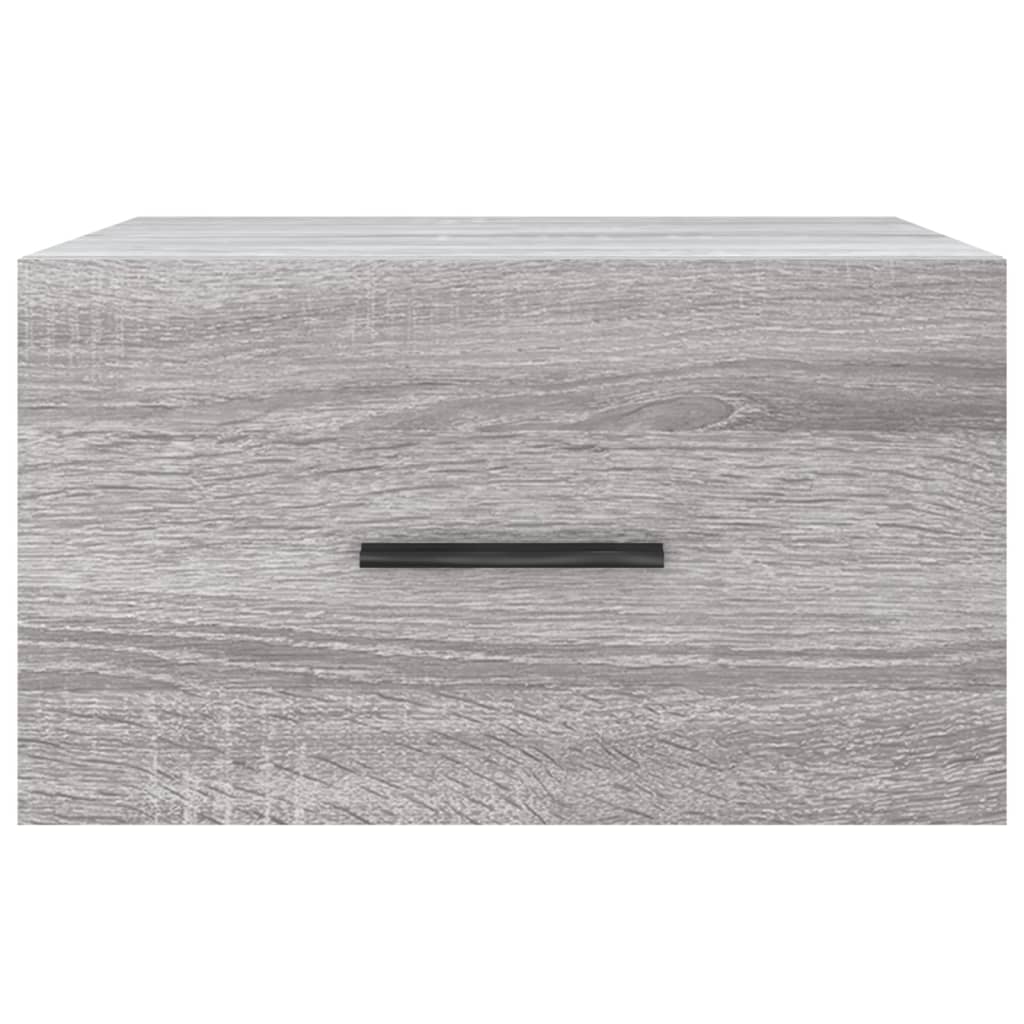 Wall - mounted Bedside Cabinet Grey Sonoma 35x35x20 cm - Bargainia.com - 