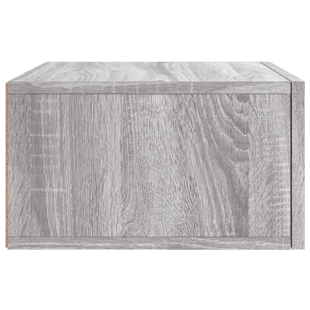 Wall - mounted Bedside Cabinet Grey Sonoma 35x35x20 cm - Bargainia.com - 