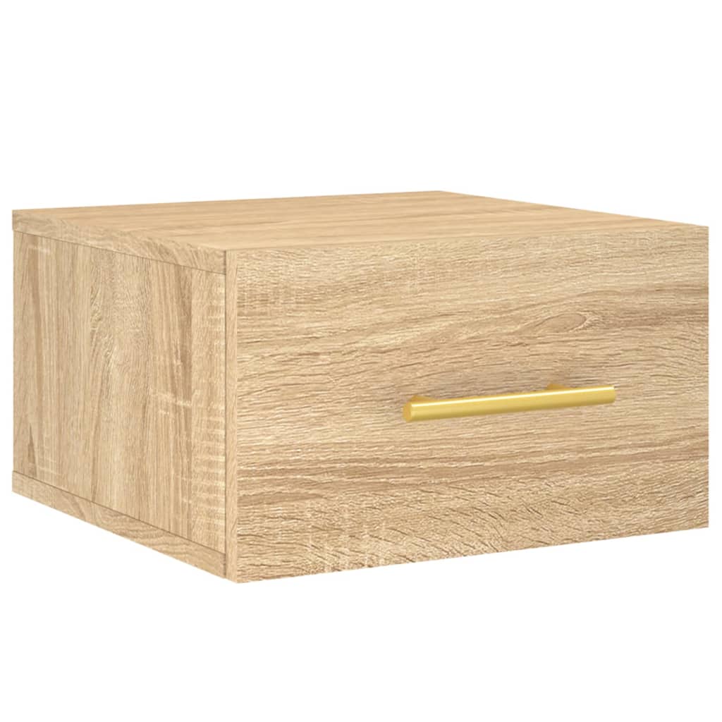 Wall - mounted Bedside Cabinet Sonoma Oak 35x35x20 cm - Bargainia.com - 8720845946357 - 829794