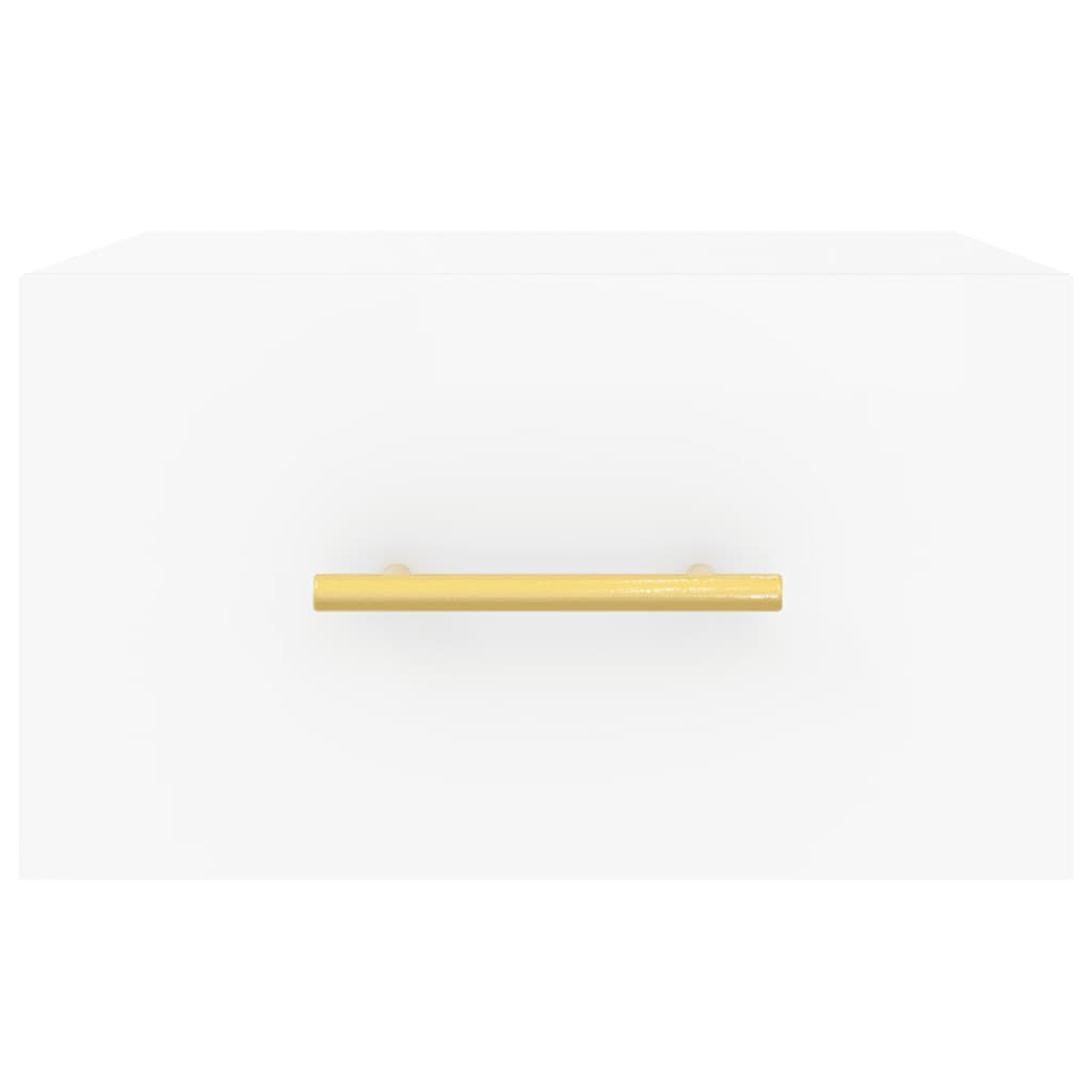 Wall - mounted Bedside Cabinet White 35x35x20 cm - Bargainia.com - 8720845946296 - 829788