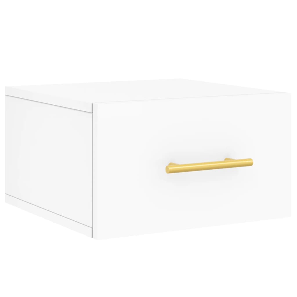 Wall - mounted Bedside Cabinet White 35x35x20 cm - Bargainia.com - 8720845946296 - 829788