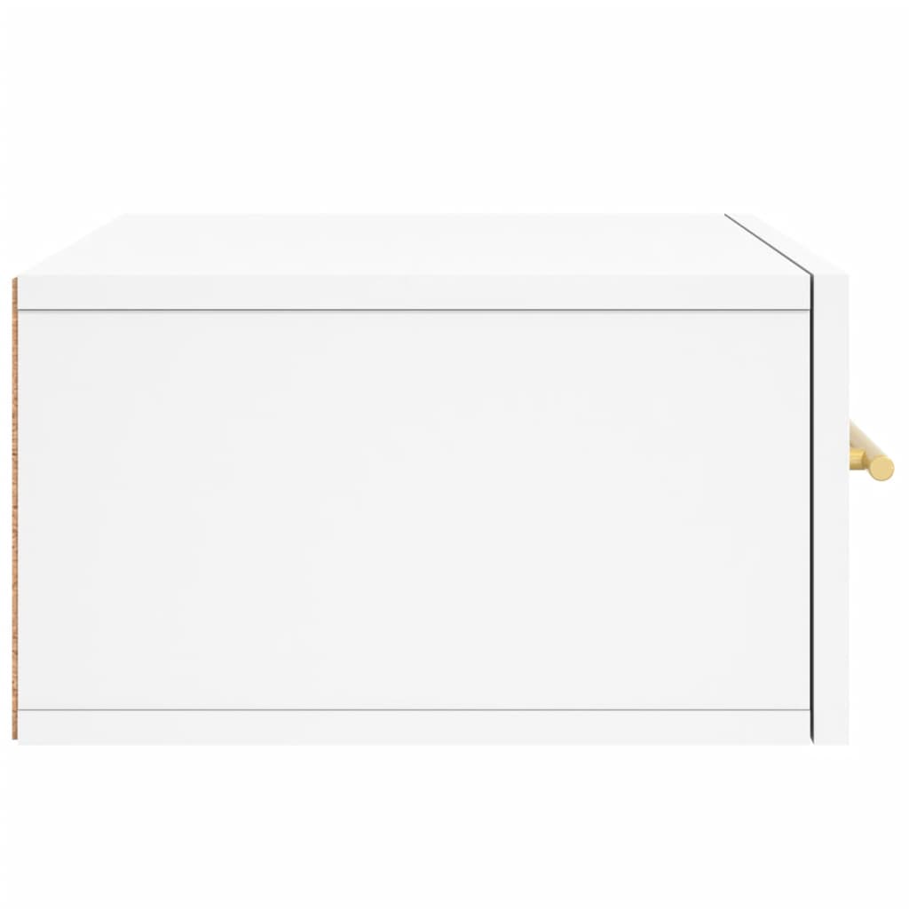 Wall - mounted Bedside Cabinet White 35x35x20 cm - Bargainia.com - 8720845946296 - 829788