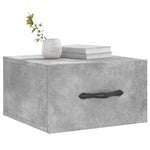 Wall - mounted Bedside Cabinets 2 pcs Concrete Grey 35x35x20 cm - Bargainia.com - 