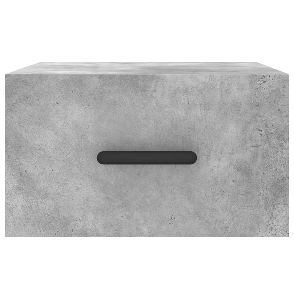 Wall - mounted Bedside Cabinets 2 pcs Concrete Grey 35x35x20 cm - Bargainia.com - 