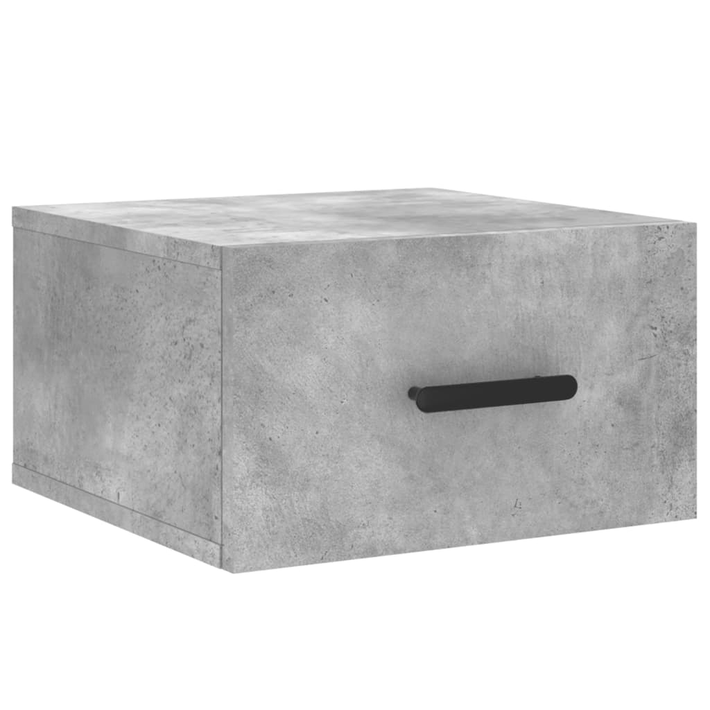 Wall - mounted Bedside Cabinets 2 pcs Concrete Grey 35x35x20 cm - Bargainia.com - 