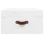 Wall - mounted Bedside Cabinets 2 pcs White 40x29.5x22 cm - Bargainia.com - 