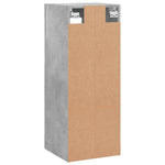 Wall Mounted Cabinet Concrete Grey 34.5x34x90 cm - Bargainia.com - 