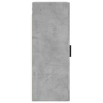 Wall Mounted Cabinet Concrete Grey 34.5x34x90 cm - Bargainia.com - 