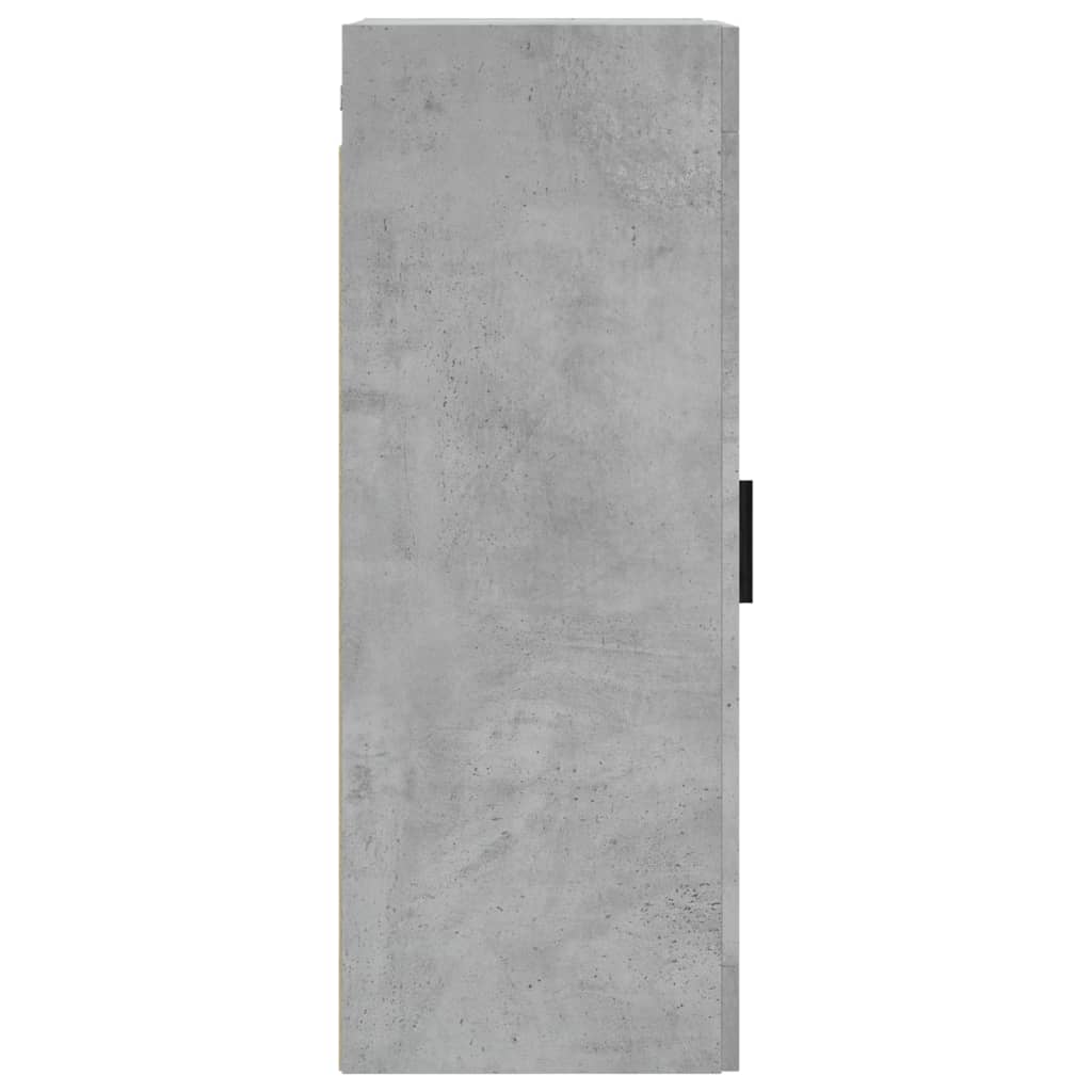 Wall Mounted Cabinet Concrete Grey 34.5x34x90 cm - Bargainia.com - 