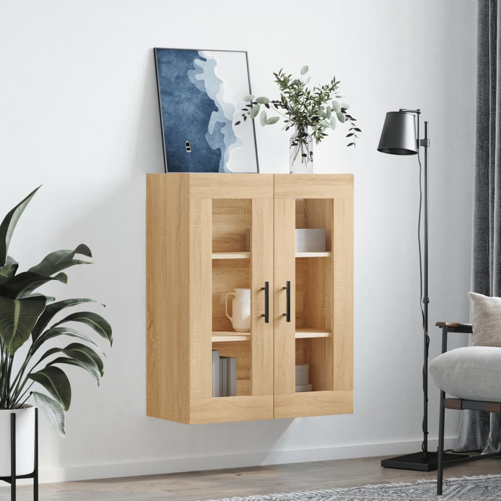 Wall Mounted Cabinet Sonoma Oak 69.5x34x90 cm - Bargainia.com - 8720845439835 - 828503