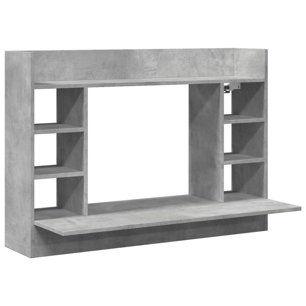 Wall - Mounted Desk Concrete Grey 105x48x75 cm Engineered Wood - Bargainia.com - 8721102813931 - 847971
