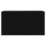 Wall - mounted Shoe Cabinet Black 70x35x38 cm Engineered Wood - Bargainia.com - 