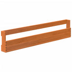Wall - mounted Shoe Racks 2 pcs Wax Brown 110x8.5x23.5 cm Solid Wood Pine - Bargainia.com - 