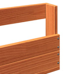 Wall - mounted Shoe Racks 2 pcs Wax Brown 110x8.5x23.5 cm Solid Wood Pine - Bargainia.com - 