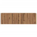 Wall Mounted TV Cabinet Artisan Oak 100x30x30 cm Engineered Wood - Bargainia.com - 
