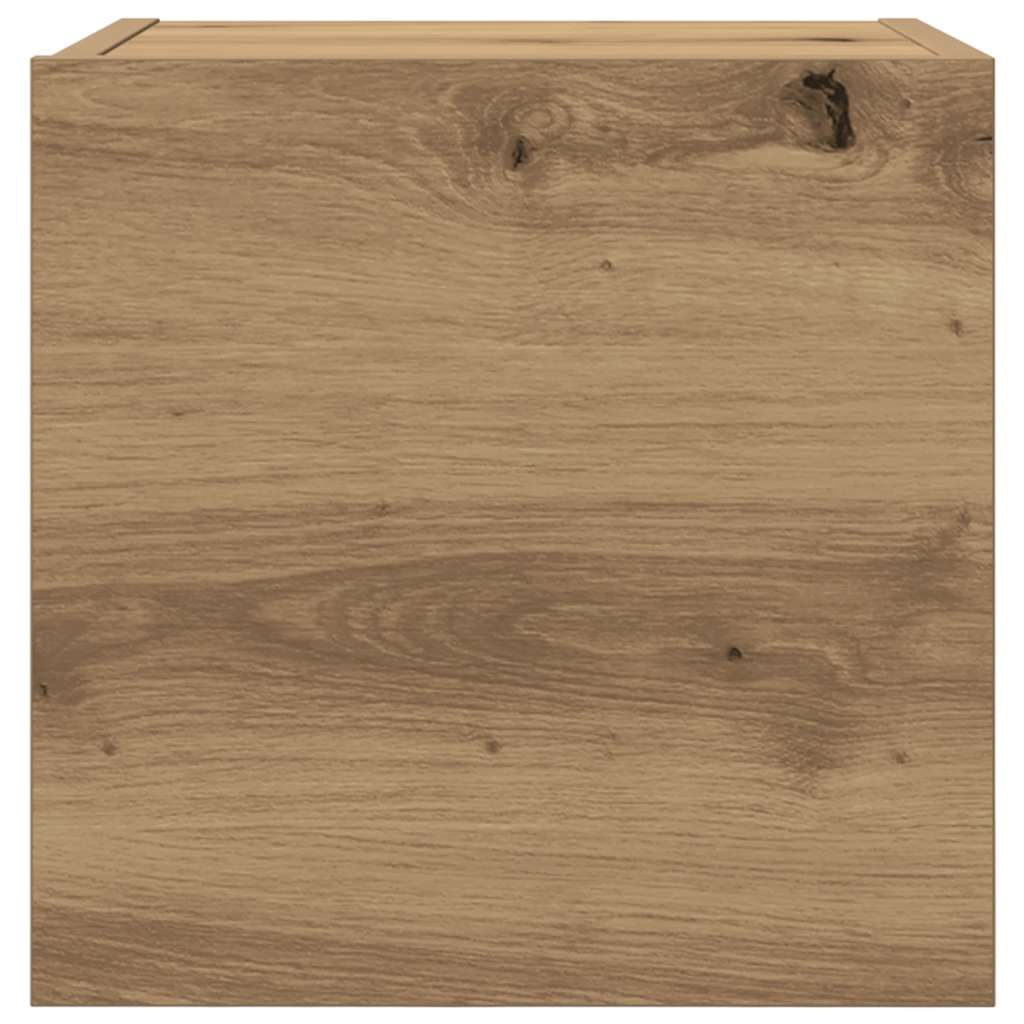 Wall Mounted TV Cabinet Artisan Oak 30.5x30x30 cm - Bargainia.com - 