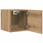 Wall Mounted TV Cabinet Artisan Oak 30.5x30x30 cm - Bargainia.com - 