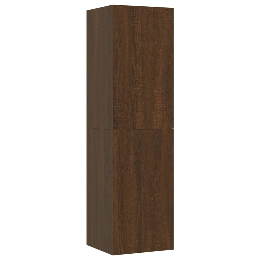 Wall - mounted TV Cabinet Brown Oak 30.5x30x110 cm - Bargainia.com - 8720845737085 - 826680