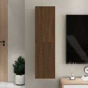 Wall - mounted TV Cabinet Brown Oak 30.5x30x110 cm - Bargainia.com - 8720845737085 - 826680
