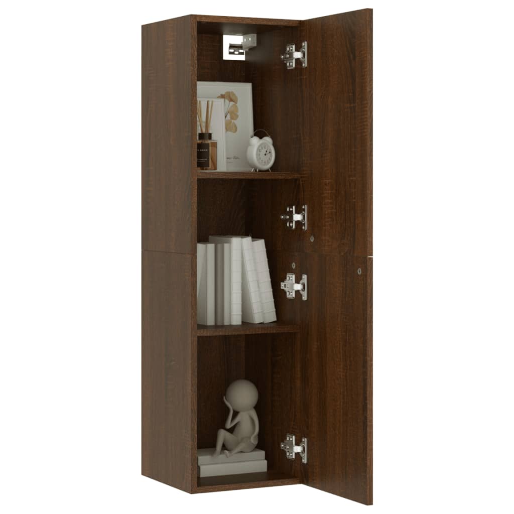 Wall - mounted TV Cabinet Brown Oak 30.5x30x110 cm - Bargainia.com - 8720845737085 - 826680