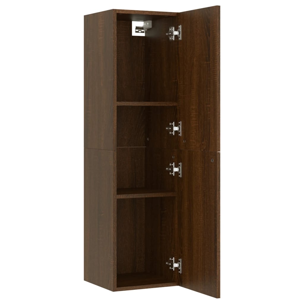 Wall - mounted TV Cabinet Brown Oak 30.5x30x110 cm - Bargainia.com - 8720845737085 - 826680
