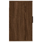 Wall Mounted TV Cabinet Brown Oak 40x34.5x60 cm - Bargainia.com - 