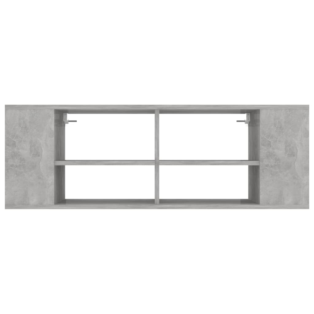Wall - Mounted TV Cabinet Concrete Grey 102x35x35 cm Engineered Wood - Bargainia.com - 8720286541647 - 806242